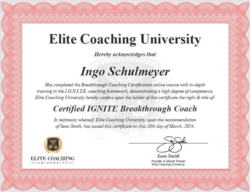 life coaching certification
